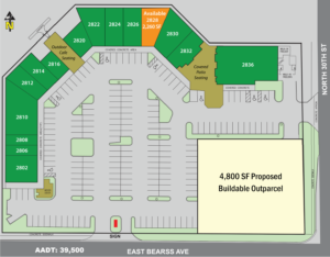 Palms Connection Outparcel Siteplan